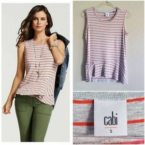 ⭐4/$20 Cabi Ruffle Tank Top Small
